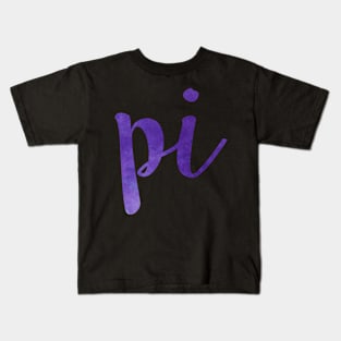 Purple Pi Kids T-Shirt